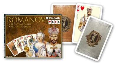 Produktbild von Karty lux Dynastia Romanowow