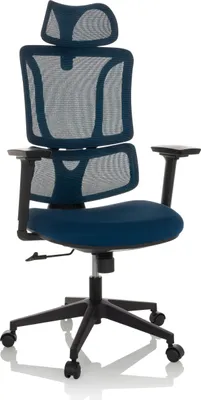 Obrázek produktu pro Kancelářská židle MyBuero Home Office Kancelářská židle ERGOMY s područkami (výškově nastavitelná) látková / síťovaná otočná židle