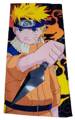 Produktbild von Naruto Badetuch – 70 x 140 cm – 100% Baumwolle