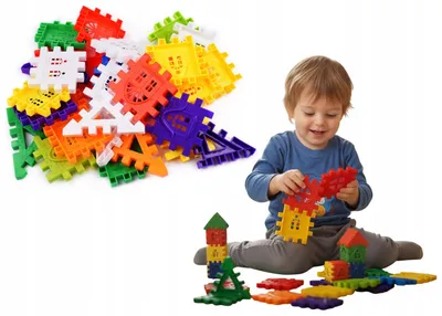 Produktbild von Konstruktionsspielzeug Stadt Bausteine 32 Teile Lernspielzeug