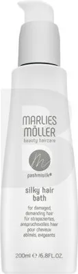 Obrázek produktu pro Marlies Möller Pashmisilk Silky Hair Bath, 200 ml, Šampon, Neprofesionální, Ženy, Poškozené vlasy, Všechny barvy