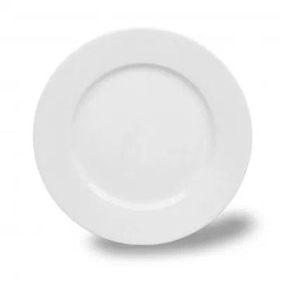 Obrázek produktu pro Porcelánový talíř mělký, karlovarský porcelán, bílý, 25 cm, Thun