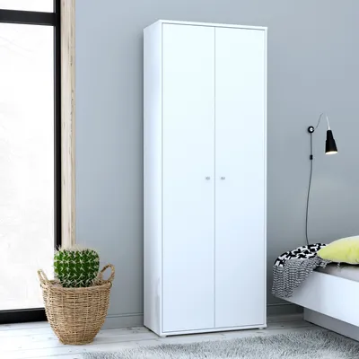 Produktbild von Schrank Standschrank Beistellschrank Holzschrank Seitenschrank "Tembi II" Weiß