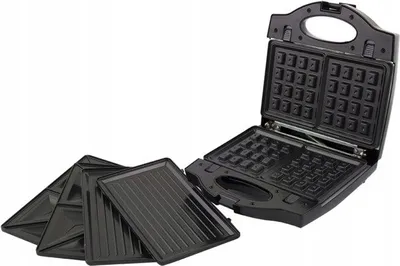 Obrázok produktu pre sendvičovač 3v1 gril vaflovač 700w panini sendvičovač