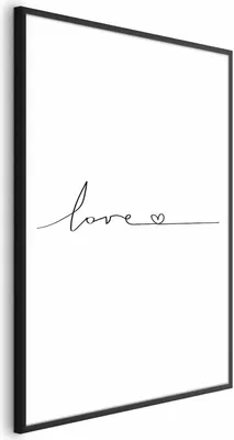 Produktbild von Posterpapier Poster - Love Everywhere 40x60 cm Text m-A-0849-ao-a