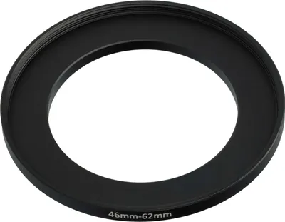 Produktbild von vhbw Step-Up-Ring Adapter 46mm - 62mm für Kamera Objektiv - Filteradapter, Metall Schwarz