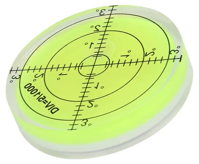Produktbild von Runde Wasserwaage mit 60 mm Durchmesser und Skala für Kamera-Plattformen