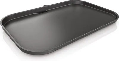 Image de Grande plaque antiadhésive, noire, pour barbecue XL