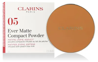 Produktbild von Clarins Ever Matte Compact Powder (05 Medium Deep) 10 g