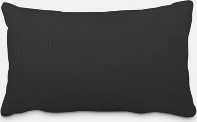 Produktbild von SCHÖNER LEBEN. Kissenhülle Waffelrelief Kästchenstruktur uni schwarz Größe 40x60cm (HxB) 40x60cm (HxB) Größe