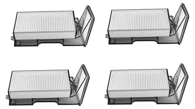 Productafbeelding van INF Vervangingsfilters, compatibel met Dreame X60 MAX Ultra – 4 stuks, ABS + vezel, wit