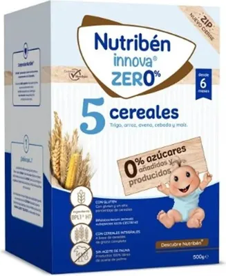 Immagine prodotto di Nutribén Innova 5 Cereali 0% 1 confezione 500 g