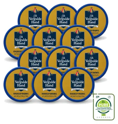 Produktbild von 12 x De Vergulde Hand Original Scheerzeeptablet - 75 g - Großpackung - 12 Stücke