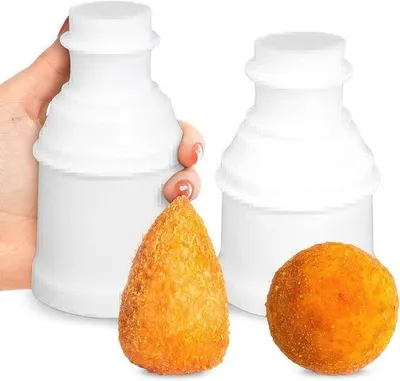 Produktbild von Kleine Arancini Formen - 80-160g - Weiß - Konische Form - Sushi Accessoires - Für Japanische und Italienische Gerichte