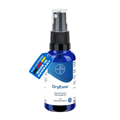 Produktbild von Hochwirksames Antitranspirant DryEase 30 ml mit Aluminiumchlorid - Effektiver Schutz vor Schweiß und Geruch bei Hyperhidrose