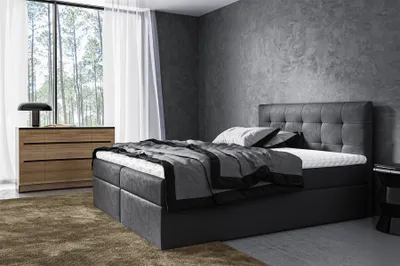 Produktbild von Boxspringbett Schlafzimmerbett VIDE 200x200cm inkl.Bettkasten