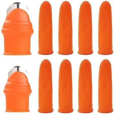 Productafbeelding van Set van 2 tuingereedschappen met duimschroeven voor in de tuin, tuaccessoires, duimschroeven, aardbeienplukker met tuimschroefhulpstuk, tuingereedschap met tuimschroeven