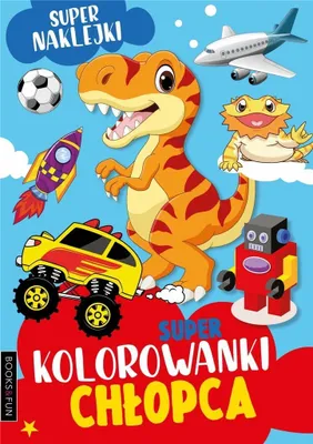 Image de Kolorowanka dla dzieci dla chłopców z ciekawymi stworami i maszynami
