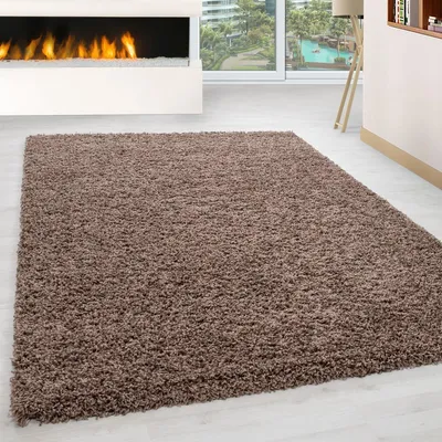 Immagine prodotto di Tappeto a pelo alto LIFE Moka 80 cm rotondo