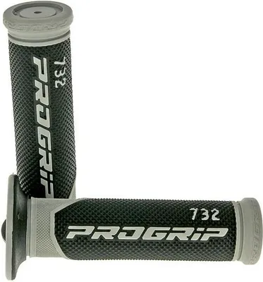 Immagine prodotto di Manopole PROGRIP 732 Road - nero / grigio adatte per scooter, moto, ciclomotori