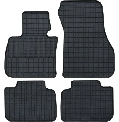 Produktbild von für BMW X1 (F48) ab 10/2015 Passform Fußmatten PETEX Gummimatten 4-teilig schwarz Allwettermatten Gummifußmatten
