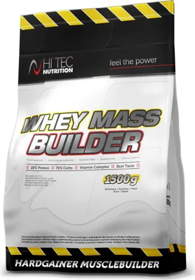 Produktbild von PLWhey Mass Builder - 1500g - Vanille