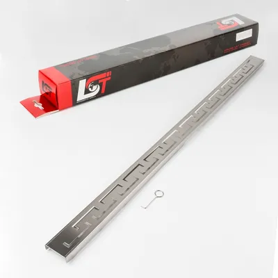 Produktbild von Duschrost Bogen griechisch Ablaufabdeckung Abdeckgitter für 1200x70mm Duschrinne