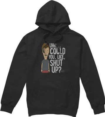 Produktbild von Beavis & Butthead - "Could You Like Shut Up?" Kapuzenpullover für Herren TV8650 (XL) (Schwarz)