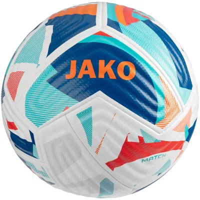 Immagine prodotto di JAKO unisex match ball Flow - 2376, colore:bianco/navy/arancio, misura:5