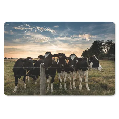Produktbild von MuchoWow® Mauspad Mousepad Tiere - Kuh 27x18 cm - Mousepads - Maus Mat - Pad - Mausunterlage - Büroartikel - Desk Matten