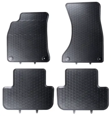 Produktbild von GH Gummifußmatten Set für Audi A4 B8, Bj. 2008-2015 + A5 Sportback, Bj. 2009-201