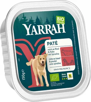 Zdjęcie produktu dla Yarrah 9105, Senior, Wołowina, Kurczak, 150 g