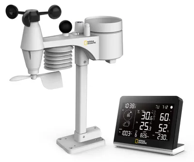 Produktbild von National Geographic SC Profi Wetterstation Funk mit 8 in 1 Außensensor