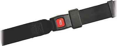 Produktbild von Sicherheitsgurt Sigu 3, Breite 50mm, Länge 165cm Kunststoffschloss mit Clip (rote Press-Taste), 2-teilig