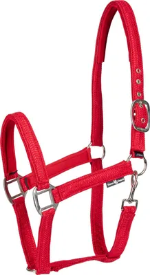 Immagine prodotto di HorseGuard Halter Jewel rosso con glitter, taglia:Cob