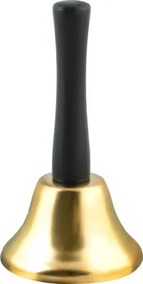 Produktbild von Glocke Weihnachtsmann Tischglocke aus Metal Holzgriff Weihnachten Kostüm 4787