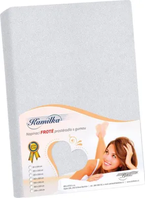 Obrázek produktu pro Prostěradlo froté - Šedá - 100x200
