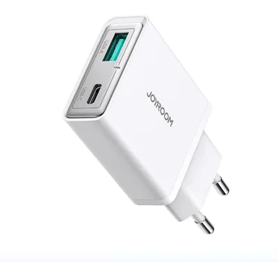 Produktbild von Joyroom 20W Ultradünnes Dual-Port Schnellladegerät USB-C & USB-A