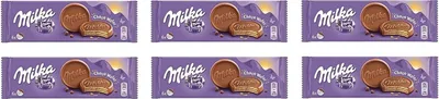 Produktbild von 6x Milka CHOCOWAFER Knuspriger Schokoladenüberzug 180g biscuits cookies