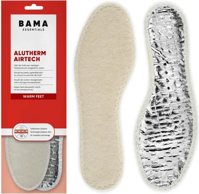 Obrázok produktu pre Teplé vlnené vložky do topánok Bama Alutherm Airtech - veľkosť 40/41 EUR