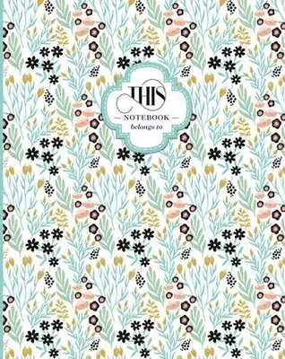 Image de Cahier décoratif 128x165/96K ligne Fleurs