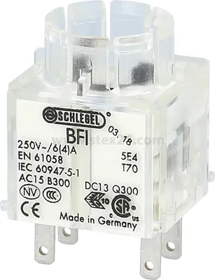 Productafbeelding van Georg Schlegel schakelcontacten, 2S contacten, platte stekkerconnector, 2,8 mm x 0,8 mm - 1 stuk