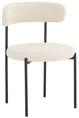 Produktbild von Selsey Femiss - Polsterstuhl, Bouclé Hellbeige, 50 cm