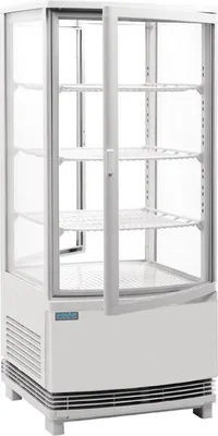 Obrázek produktu pro Energeticky úsporná chladnička Polar řady C se zaoblenými dveřmi, bílá, 86 l