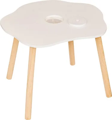 Image de Kinder-beistelltisch douceur weiß 54x42cm  - Atmosphera créateur d'intérieur
