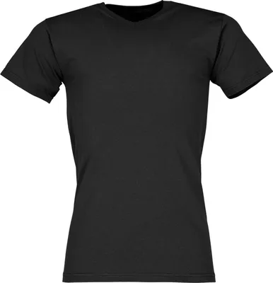 Produktbild von Fruit of the Loom Valueweight V-Neck T Farbe: schwarz Größe: 3XL