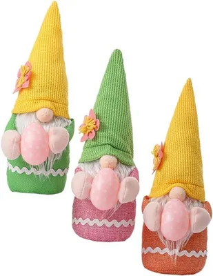 Image de Décoration de table en peluche, lot de 3