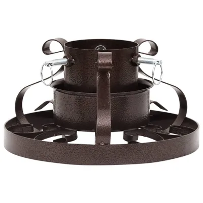 Obrázek produktu pro vidaXL Stojan na vánoční stromek Antique Copper 29x29x15,5 cm