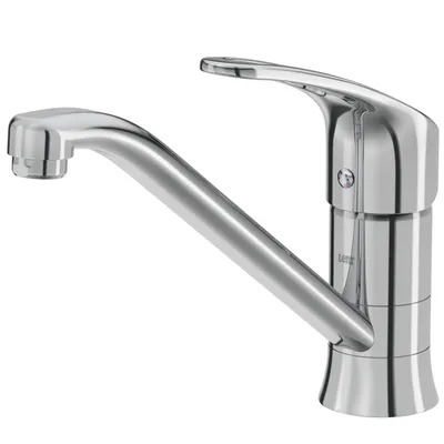 Produktbild von Lenz KELA Küchenarmatur Chrom Einhebelmischer mit Keramikkartusche, wassersparender Markenmischdüse, Temperaturbegrenzer, 44830002