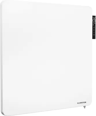 Klarstein Infrarotheizung mit Thermostat, 450W Elektroheizung, Smart Home Infrarotheizung zur Wandmontage, IR mit App-Steuerung & Erkennung Offener Fenster, Effizienter Feuchtraum Heizkörper CO2-Frei